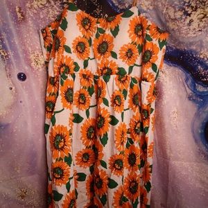 Casual Sunflower Dress